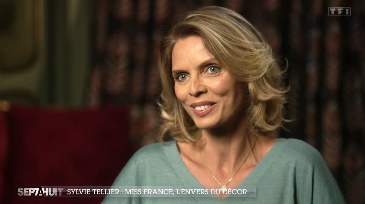 Capture écran TF1 direct/Sept à huit
Sylvie Tellier se confie à Audrey Crespo-Mara