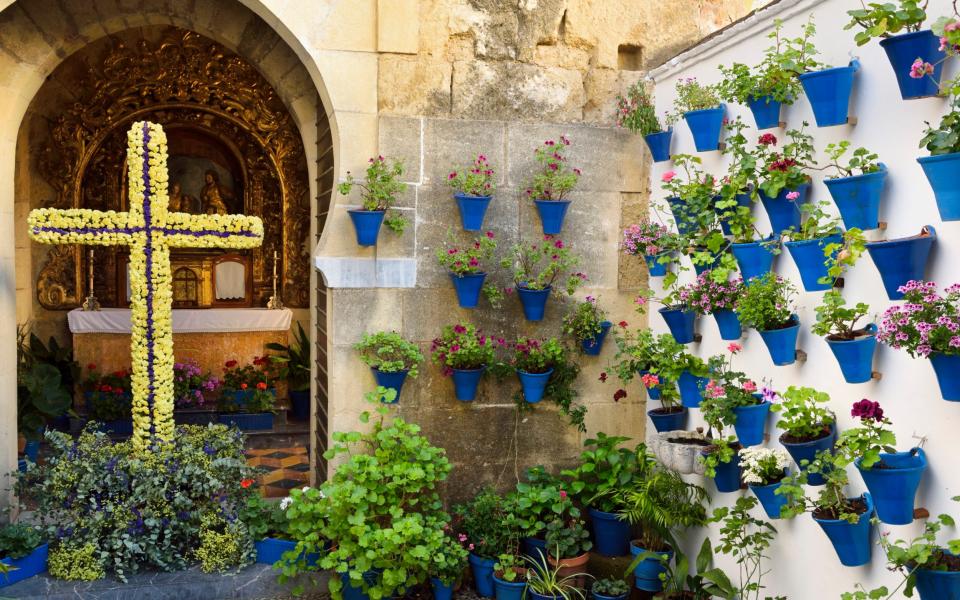 cordoba patios decorated for festival - Getty