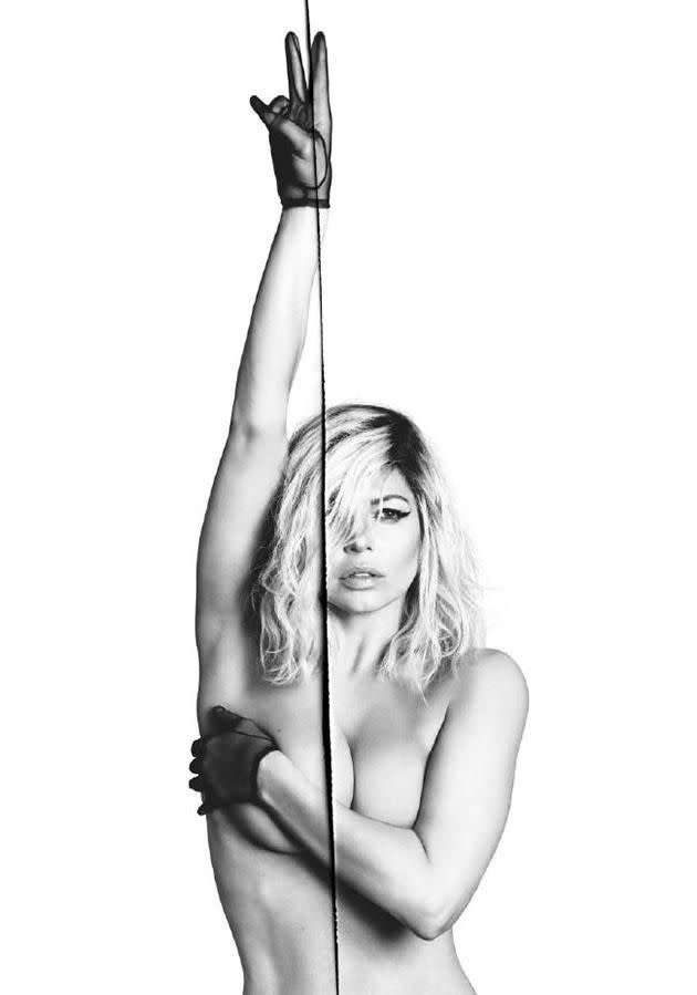 Fergie has stunned fans in nude photoshoot for new album Double Duchess. Source: Supplied
