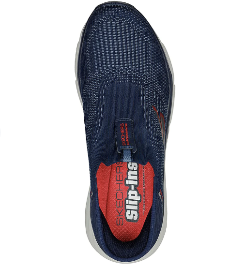 Skechers Men Slip-Ins Max Cushioning Elite Shoes - 220389-NVY. PHOTO: Skechers