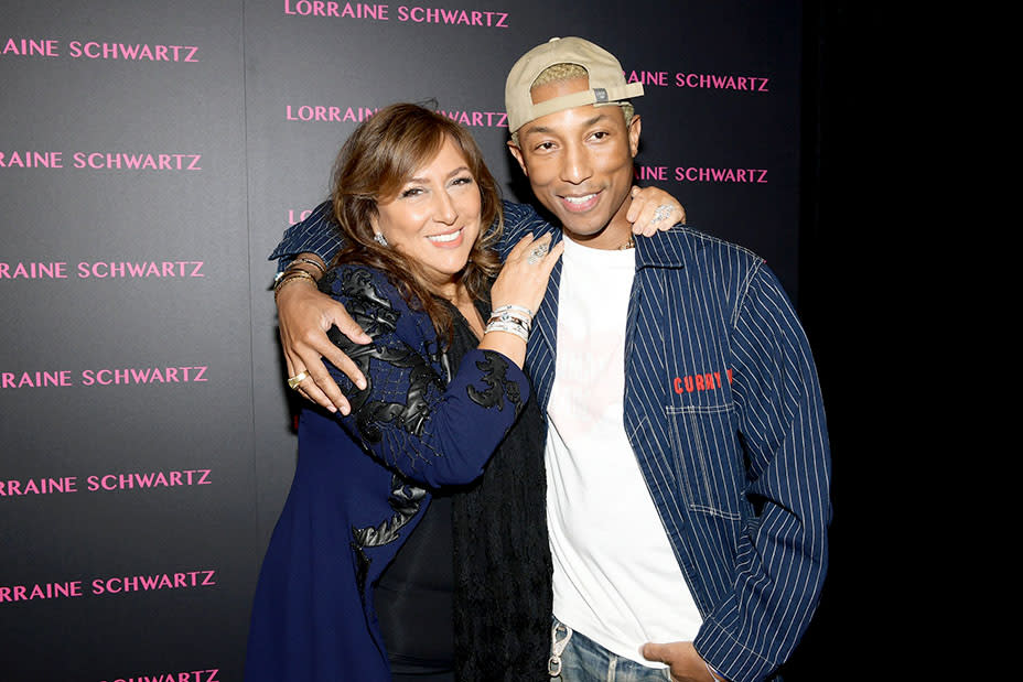 Jewelry Designer Lorraine Schwartz - Pharrell Williams - Delilah Event - 2018