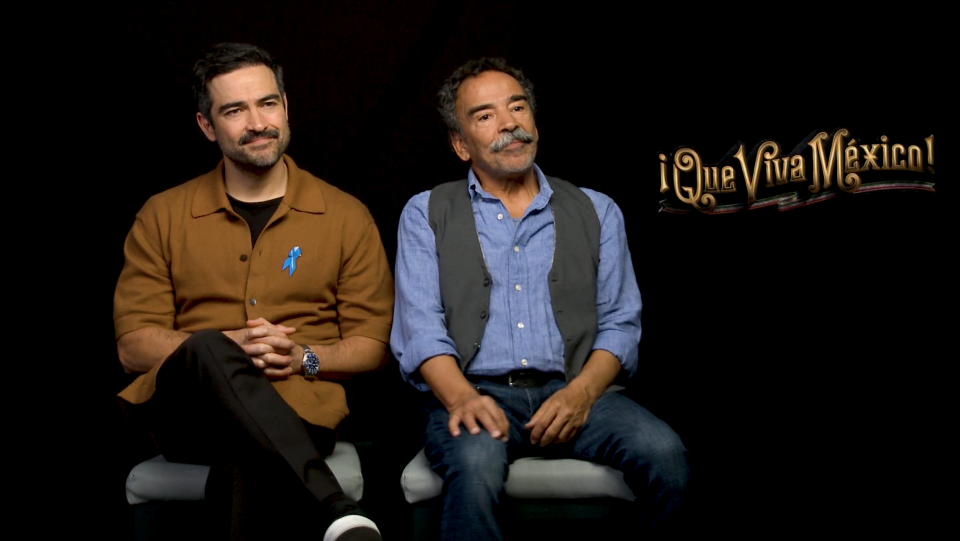 Alfonso Herrera y Damián Alcázar resaltan que la película es una crítica ácida de la actualidad mexicana. Foto: Animal MX