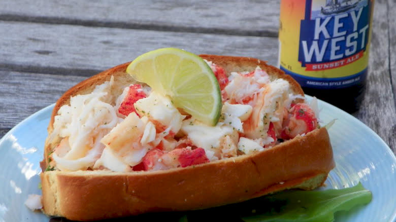 key west lobster roll