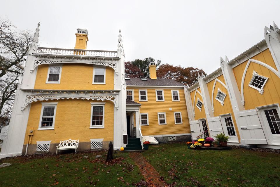 The Wedding Cake House is often said to be the most photographed residence in Maine.