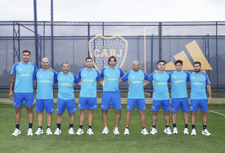 El cuerpo técnico de Diego Martínez, el flamante nuevo entrenador de Boca Juniors