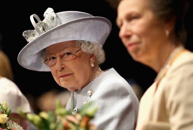 Queen Elizabeth and Princess Anne, pictured here on June 4, 2015, in London, England. 