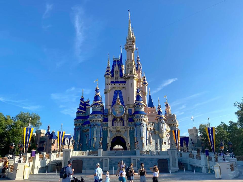 Cinderella Castle at Magic Kingdom in August 2021.