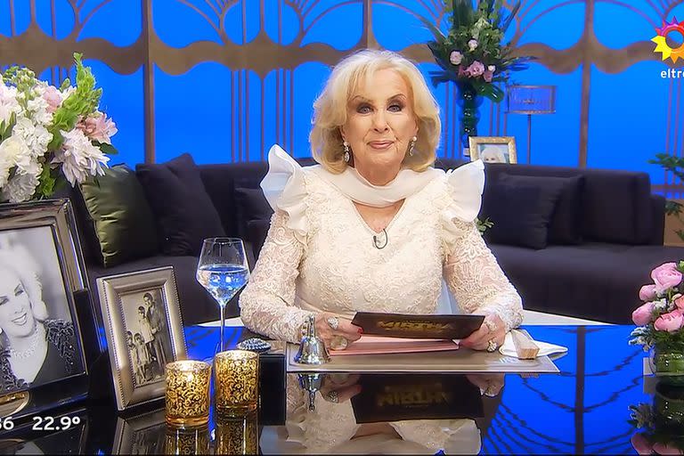 Mirtha Legrand regresó a la TV y se mostró muy emocionada