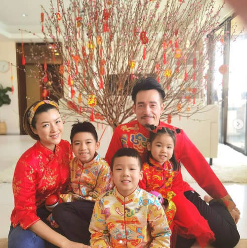 Moses and Aimee put family first, here with their three beautiful children during the recent Lunar New Year