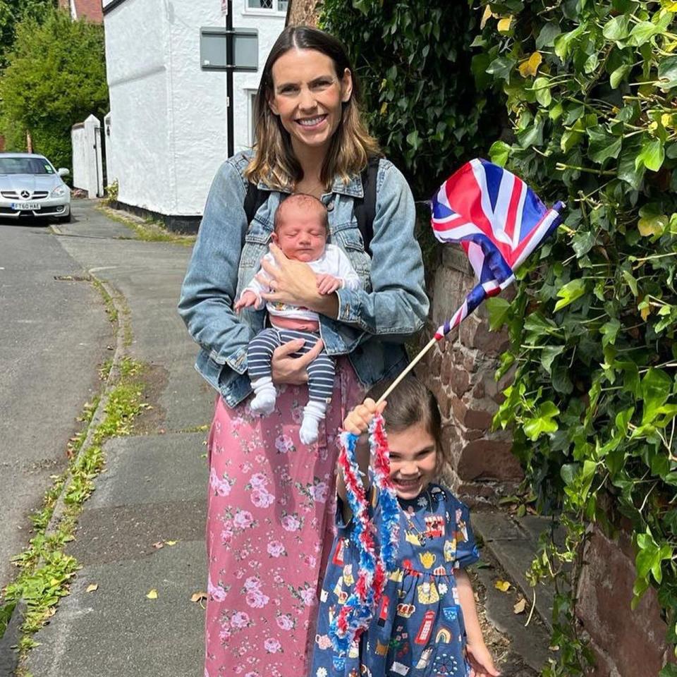 Lucy with Louis and Matilda