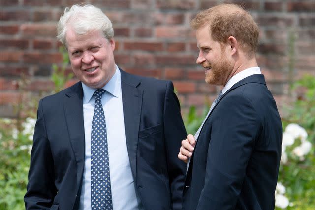 <p>Dominic Lipinski/POOL/AFP/Getty</p> Charles Spencer, Prince Harry