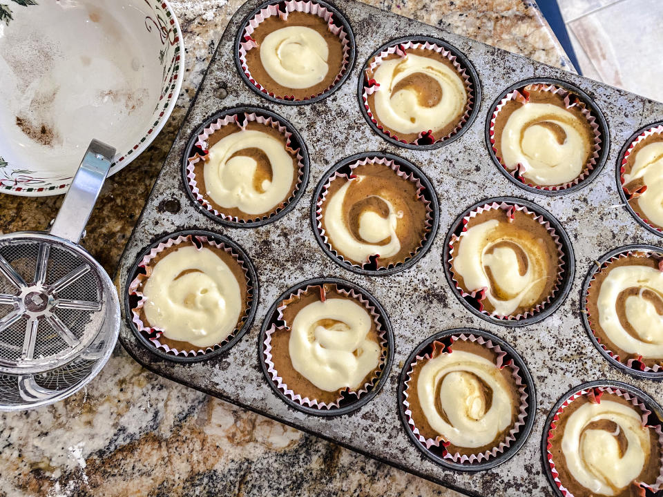 My beautiful muffin babies, ready for the oven. (Terri Peters/TODAY)