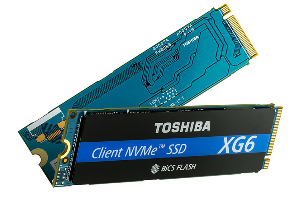 Toshiba has unveiled the XG6 series, the first SSDs to be built with its
