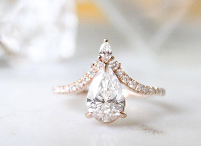 The 'Upside-Down' Engagement Ring Trend We Didn't See Coming