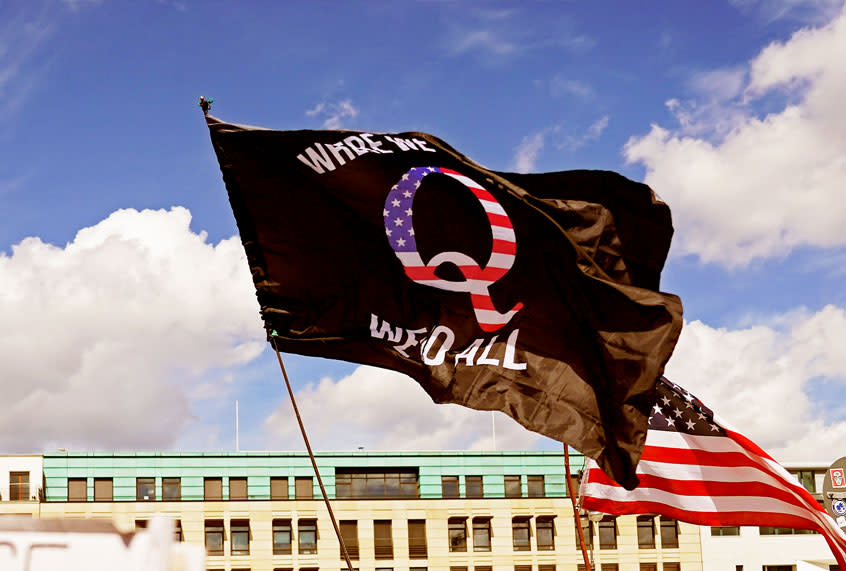 QAnon Sean Gallup/Getty Images