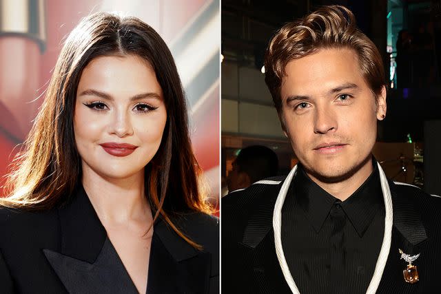 <p>Presley Ann/Getty Images; Jamie McCarthy/Getty Images</p> Selena Gomez, Dylan Sprouse