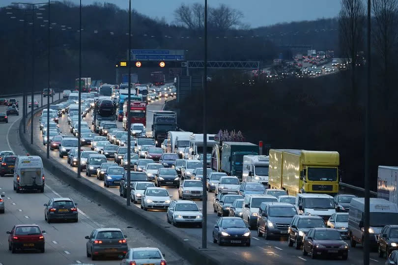 There are long delays on the M25 through Leatherhead this morning following a crash (file photo)