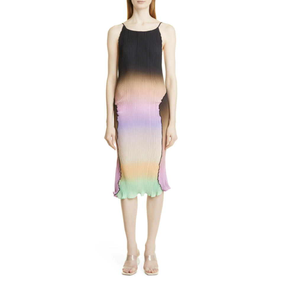 Julia Heuer Pola Ombre Plisse Dress