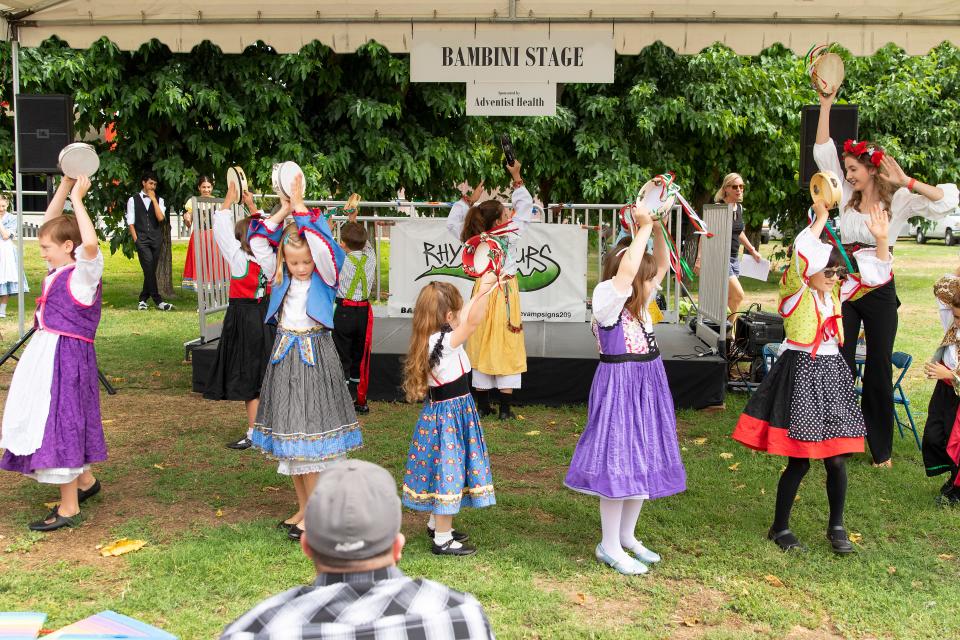 Bambini dancers perform at Festa Italiana at Lodi Grape Festival on June  12th. Dianne Rose/For The Record