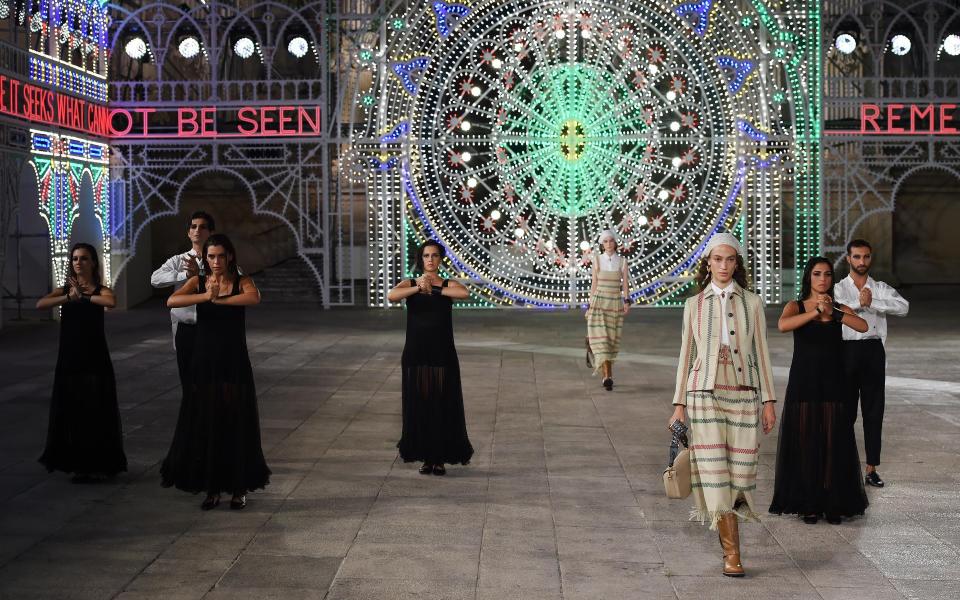 Dior put on a show for the inhabitants of this village in Puglia