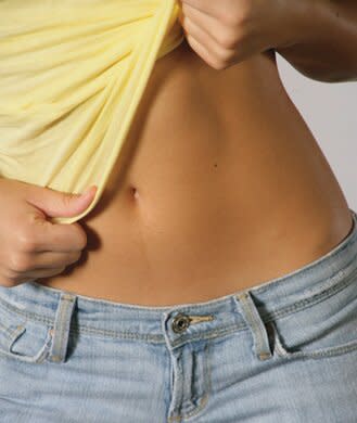 how to lose muffin top belly
