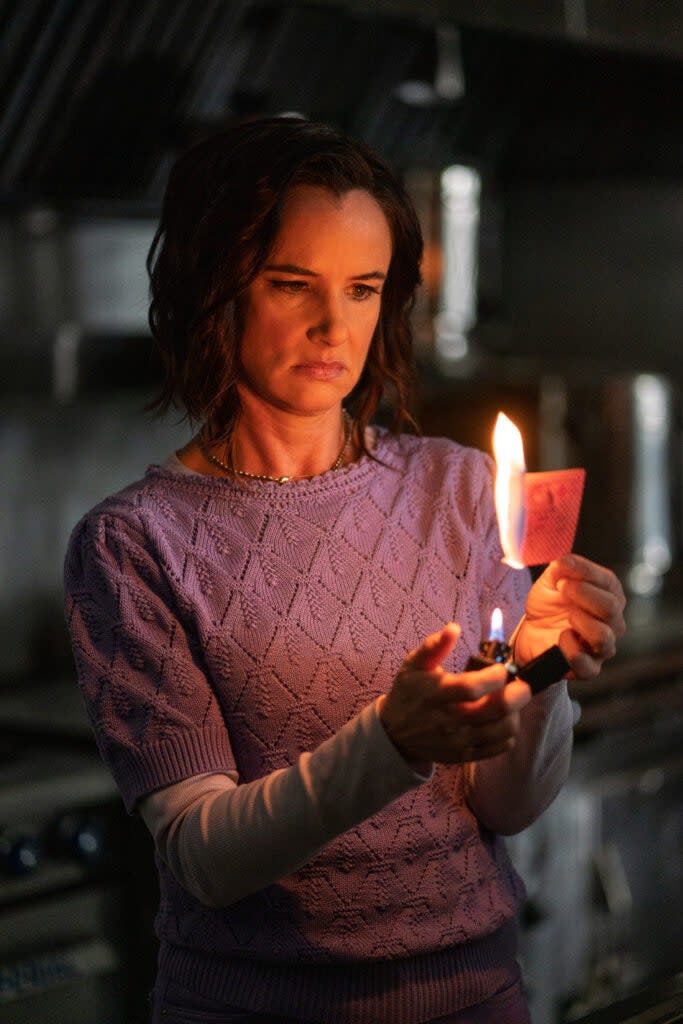 Juliette Lewis in “Yellowjackets” (Colin Bentley/Showtime)
