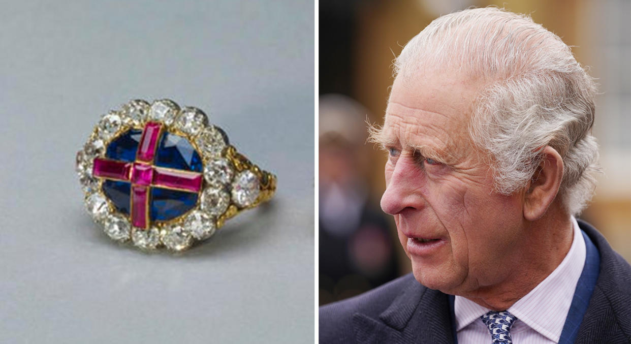 The sovereign's ring has long been called the 'wedding ring of England'. (Royal Collection/Getty Images)