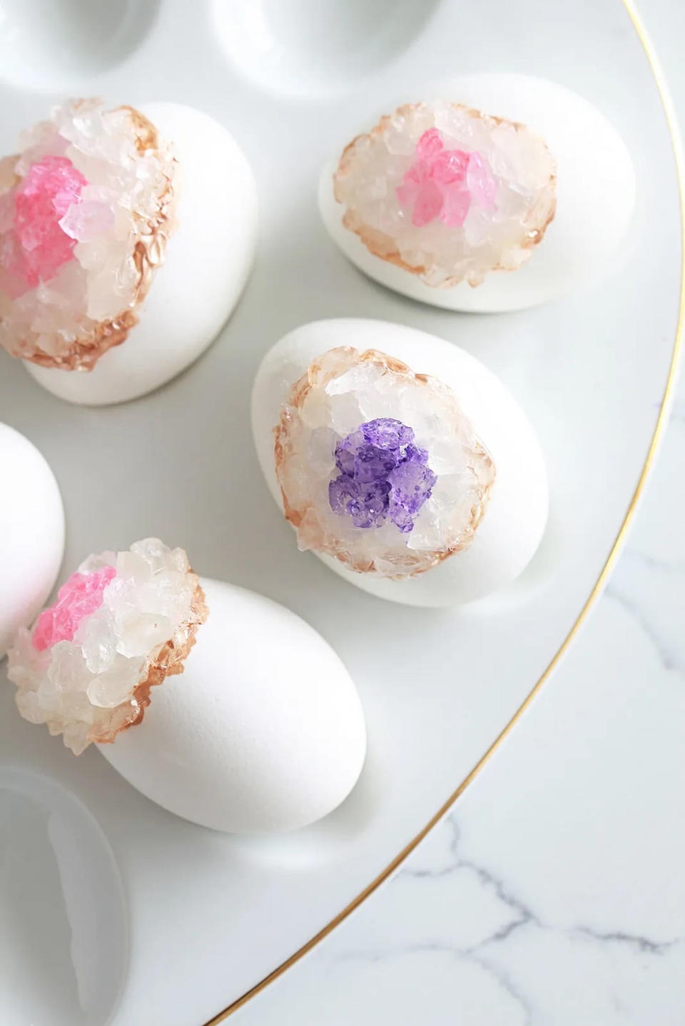 geode Easter eggs  (Posh Little Designs )