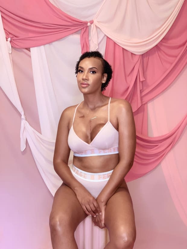 <p>A photo from Savage x Fenty's Breast Cancer Awareness campaign. Photo: Courtesy Savage x Fenty</p>