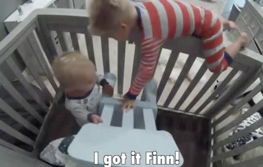 'I got it Finn!' Source: Daily Bumps / Facebook