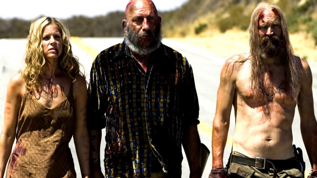 Sherri Moon Zombie, Sid Haig and Bill Moseley in 2005’s ‘The Devil’s Rejects’ (credit: Lionsgate)