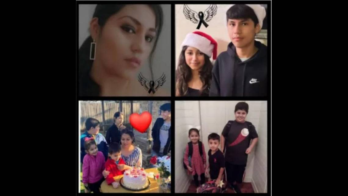 Monica Delgado and two of her children, 15-year-old Miguel Avila and 14-year-old Natallie Avila, were killed in a shooting in McGregor, Texas. Authorities said Delgado’s husband has been arrested.