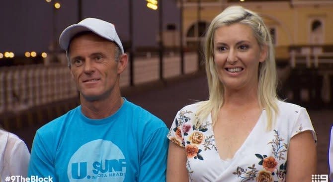 Jess and her partner Norm rose to fame on The Block. Photo: Channel Nine.