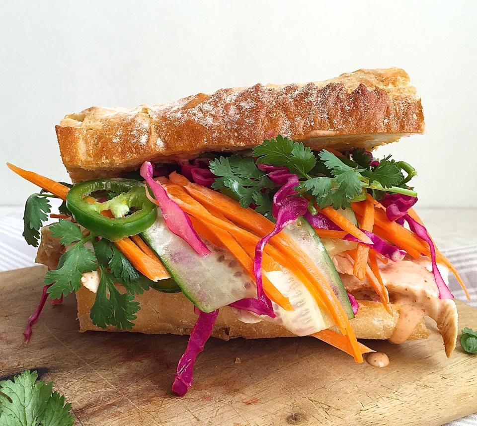 Grilled Chicken Banh-Mi