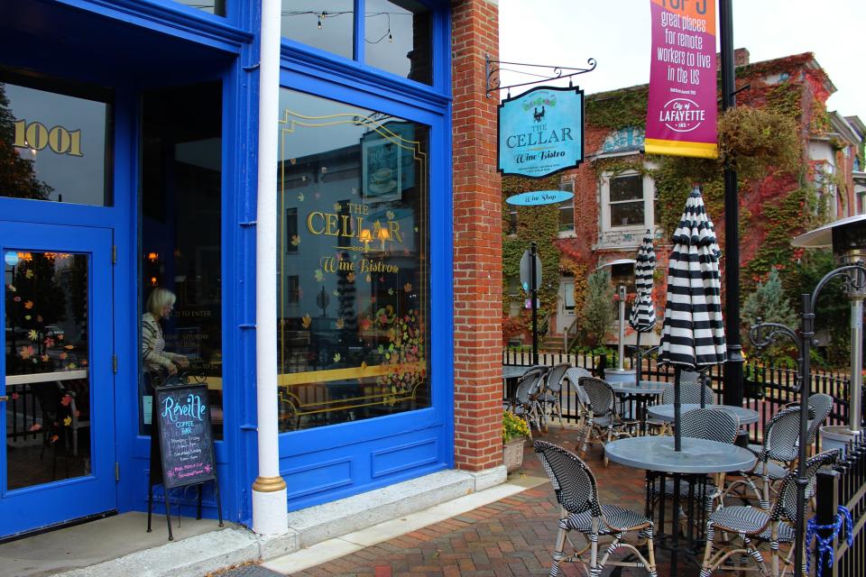 Réveille coffee shop has officially moved into the same storefront as The Cellar Wine Bistro. Both businesses are owned and operated by sisters Michelle Wise and Marla Milner.