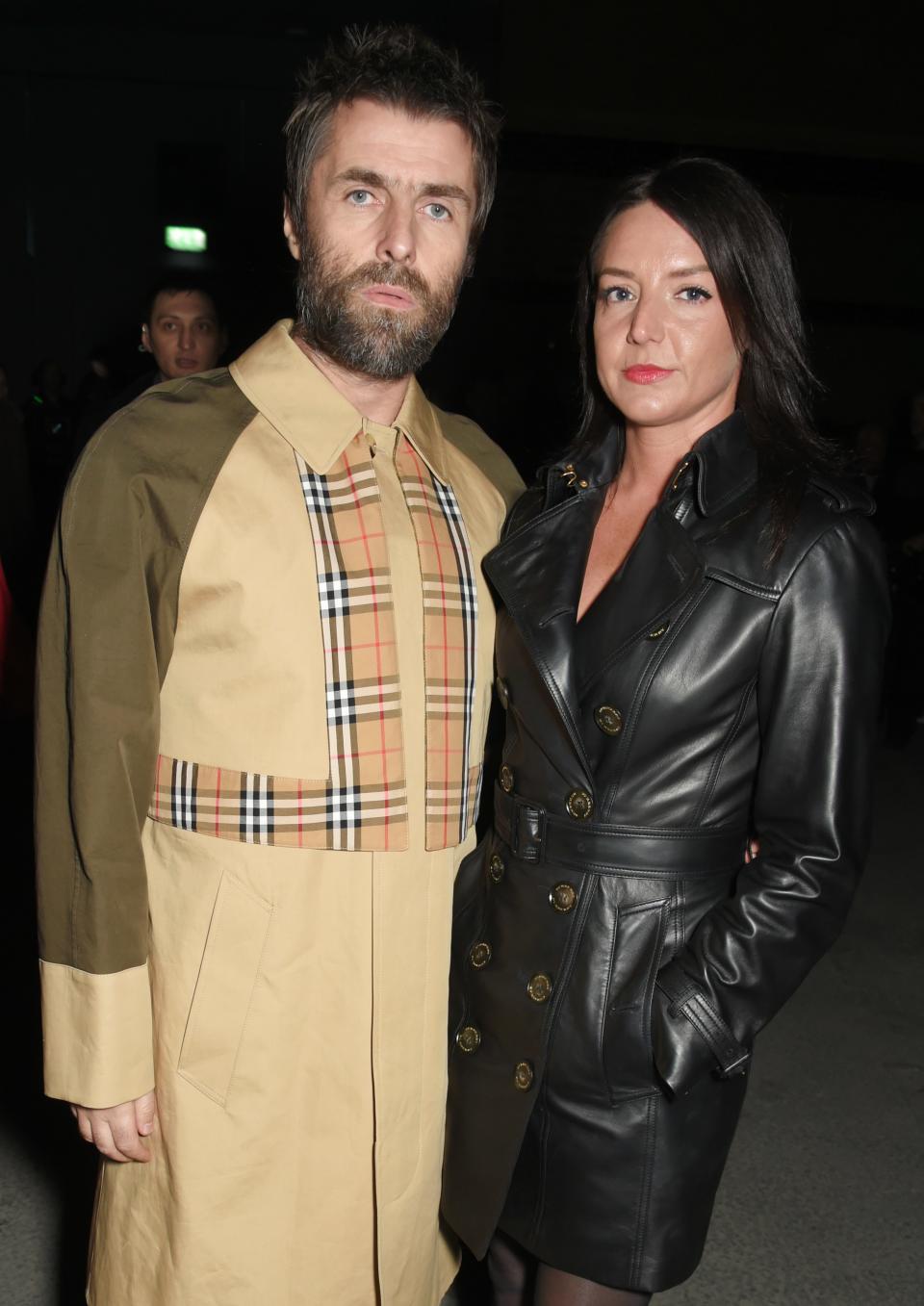 Liam Gallagher and Debbie Gwyther in London, February 17, 2018.