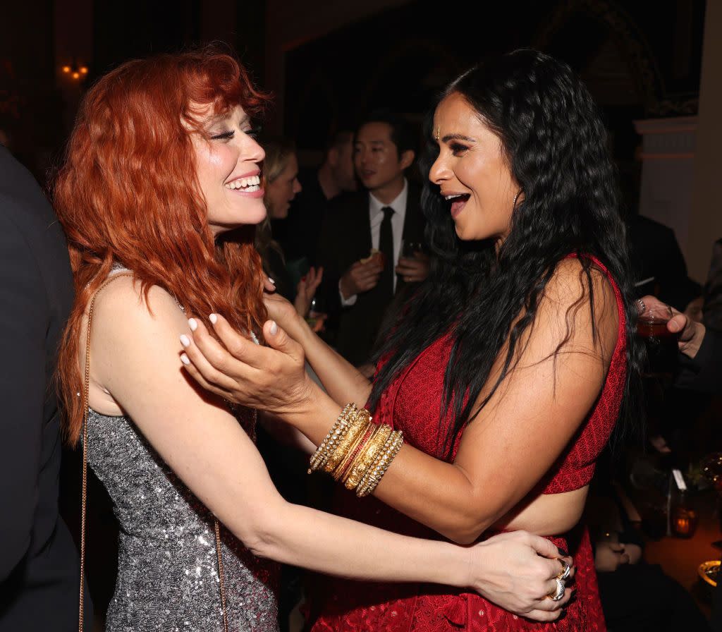 natasha lyonne and bela bajaria at 2024 netflix primetime emmys after party