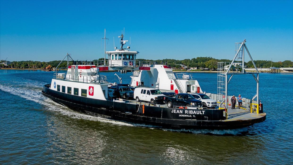 The Jean Ribault river ferry will be out of commission for routine maintenance Jan. 14 to April 1.