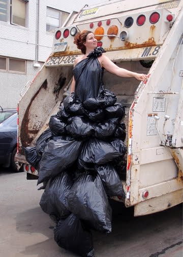 New York's garbage dress