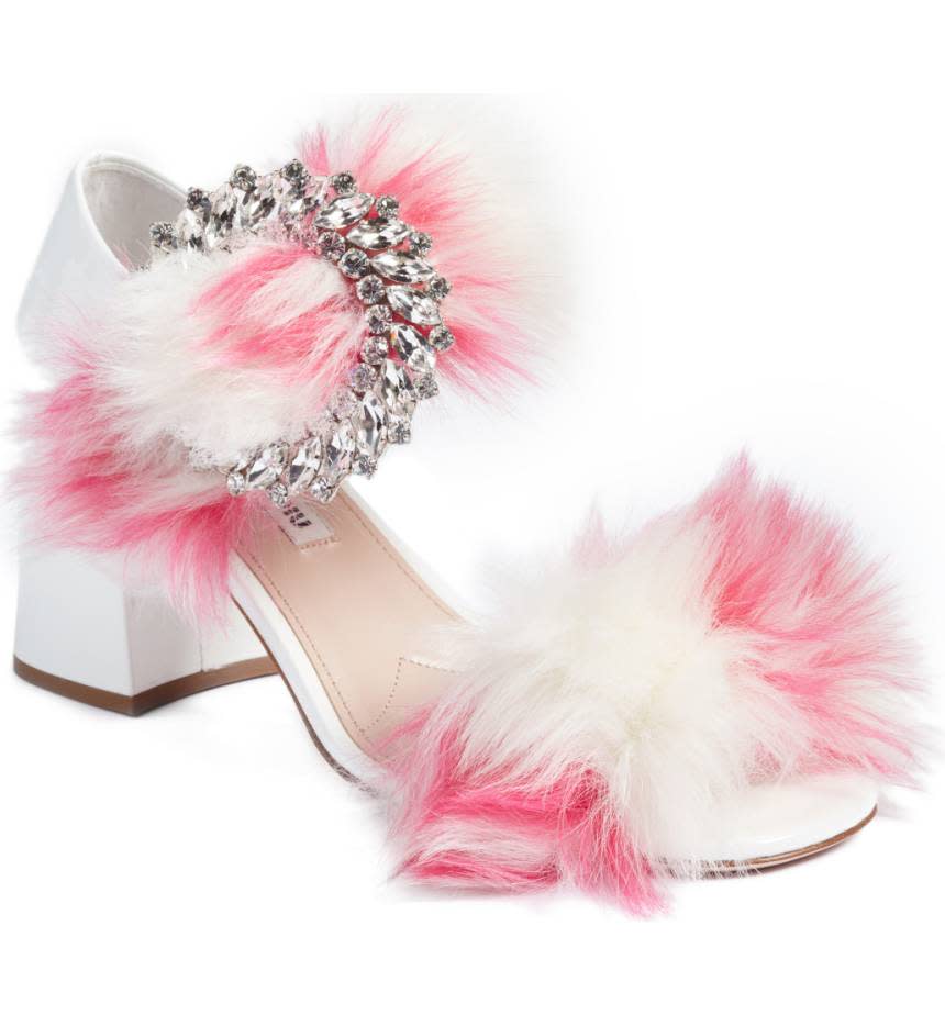 Feather Buckle Sandal