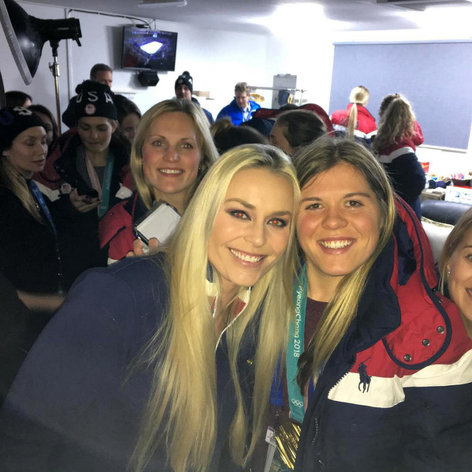 <p>hannahbrandt22: So many medals#todayshow #greenroom #teamusa #Minnesota<br> (Photo via Instagram/hannahbrandt22) </p>