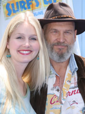 <p>Alberto E. Rodriguez/ Getty</p> Jeff Bridges and daughter Hayley arrive at the Sony Pictures premiere of ''Surfs Up'' on June 2, 2007 in Los Angeles, California.