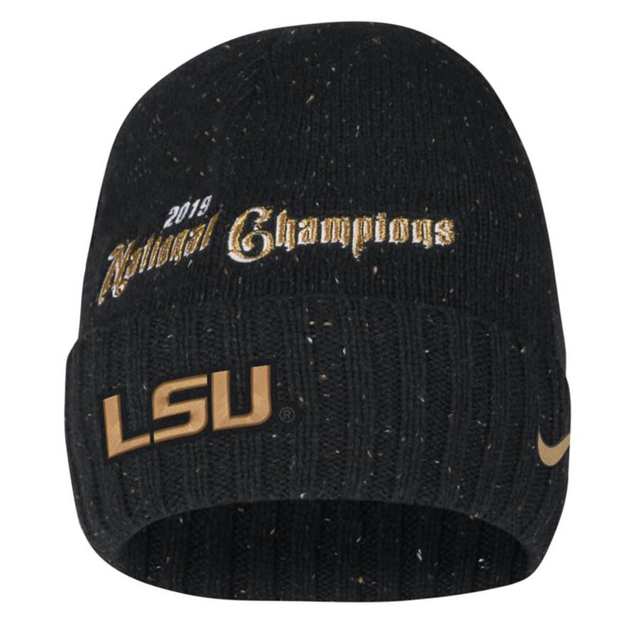 LSU College Football Playoff 2019 National Champions Knit Hat