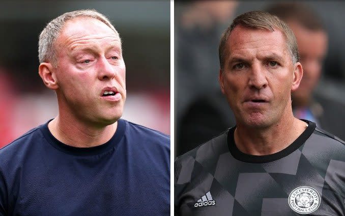 Steve Cooper (left) and Brendan Rodgers - Leicester City vs Nottingham Forest has become ‘El Sackico’
