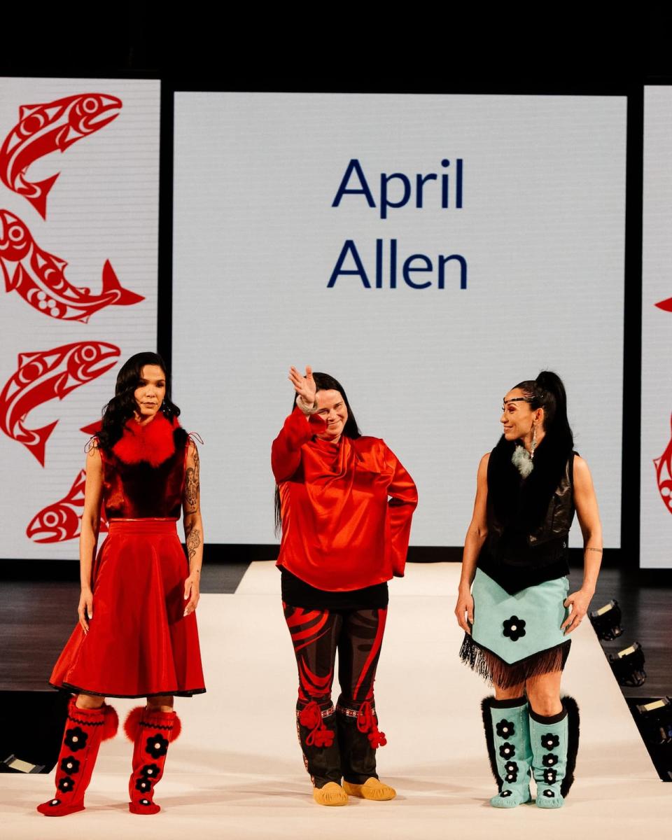 April Allen is taking her Indigenous designs to New York Fashion Week 2024.