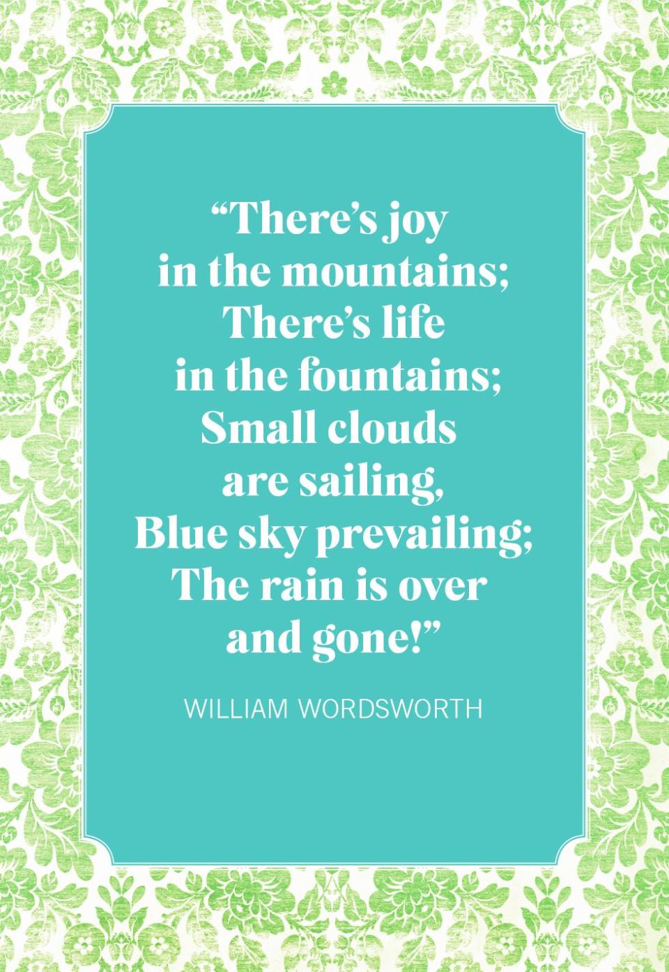 spring quotes william wordsworth