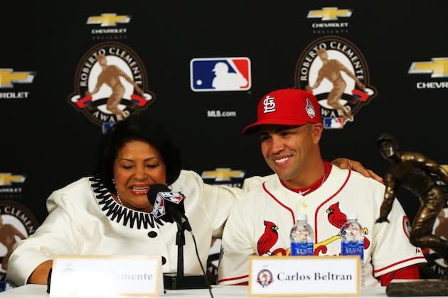 Beltran named recipient of Clemente Award in 2023