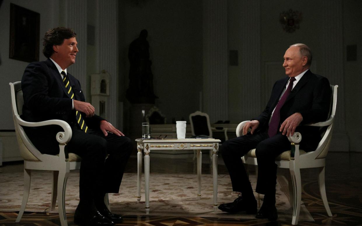 Tucker Carlson interviewed Putin