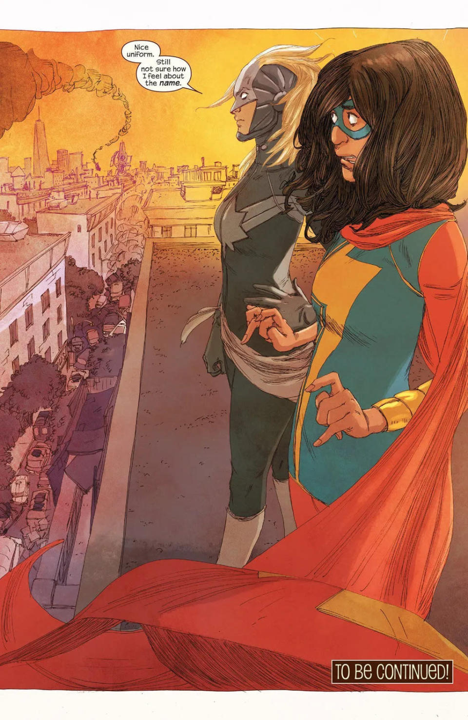 You can be sure: Ms. Marvel will soon meet Captain Marvel (Image: Handout/Marvel Comics)