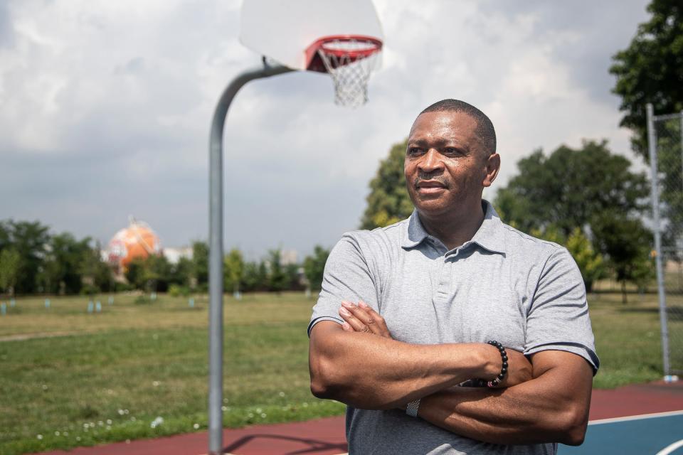 State Rep. Tyrone Carter at the Kemeny Recreation Center in Detroit on Thursday, August 5, 2022.